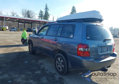 2006 Toyota Highlander V6 из США, поврежденный, VIN JTEEP21A660143916